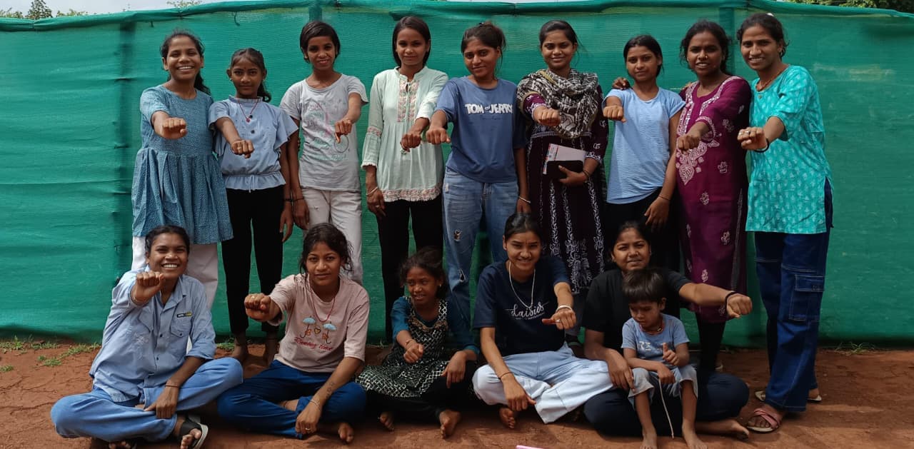 Community and team at Gender Nyay Collective, Harda