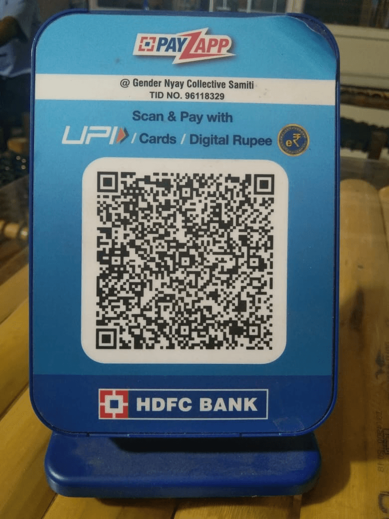 UPI QR code for Gender Nyay Collective Samiti